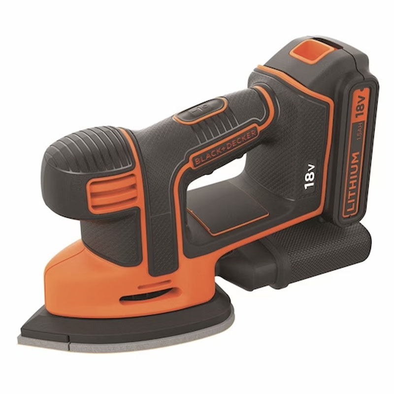 Black & Decker, 18V Slibemus - praktisk før malearbejde af træværk